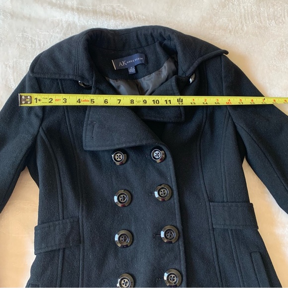 Anne Klein Double- Breasted Trench Coat size S - Picture 3 of 5